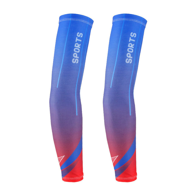 Ice Silk Thin Summer Sports Sun Protection Ice Sleeves Men's Sleeves Anti-Uv Outdoor Cycling and Driving Arm Sleeves