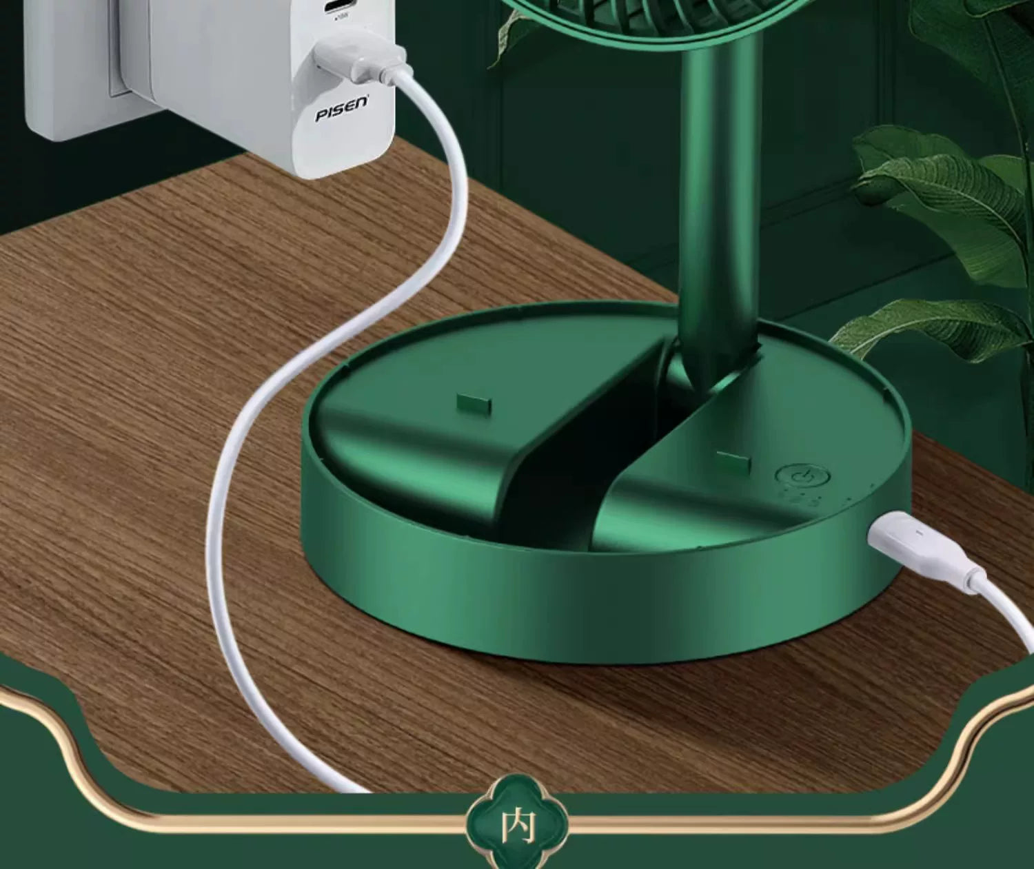 Portable USB Retractable Fan Mini Fan Folding Desktop Student Office Desktop Fan Cross-Border Wholesale