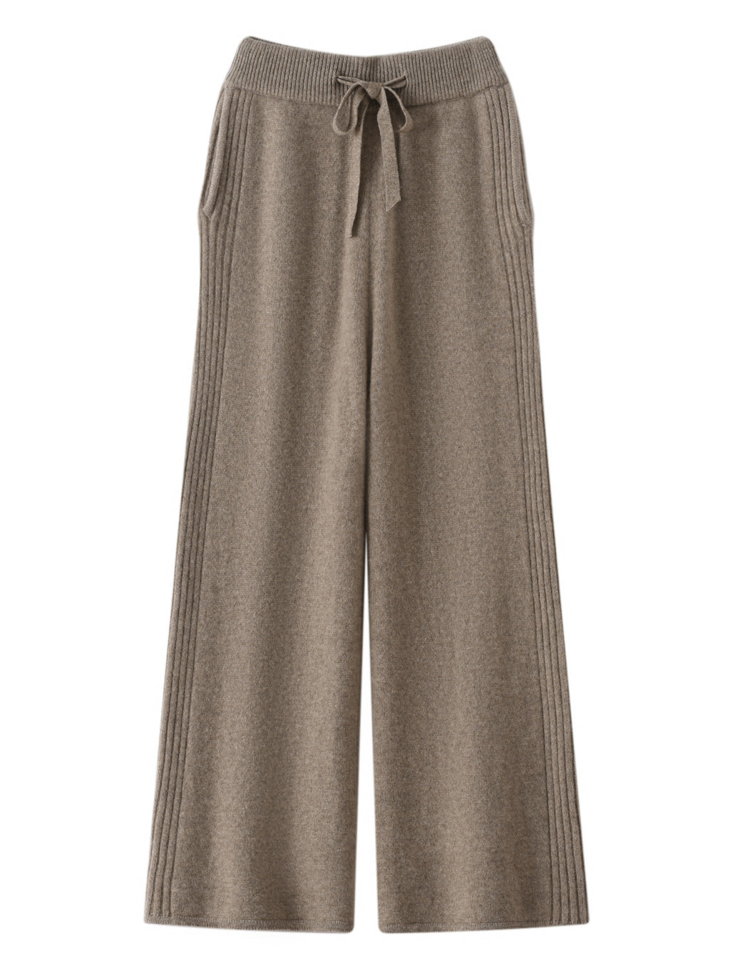 Narrow Casual Women's Sports Wide-Leg Pants High-Waist Slim Version New Long Fashion Straight Spring and Autumn Drape Pants 2025