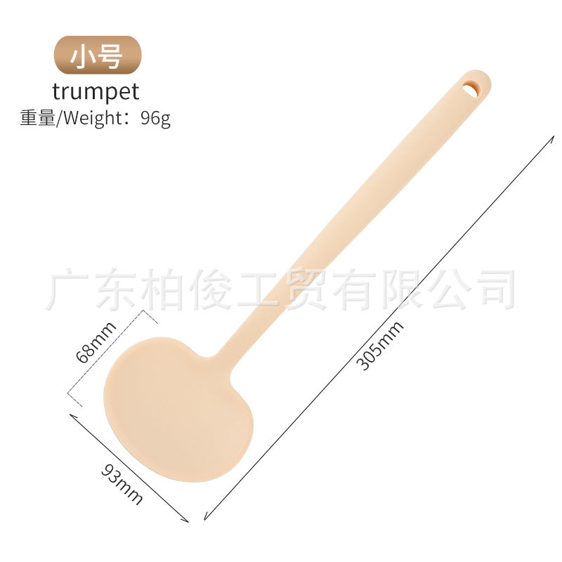 In-Stock Mushroom Spatula Silicone Spatula Food-Grade Spatula Non-Stick Pan Special Full-Cover Spatula Cross-Border Exclusive Manufacturer Direct Shipment