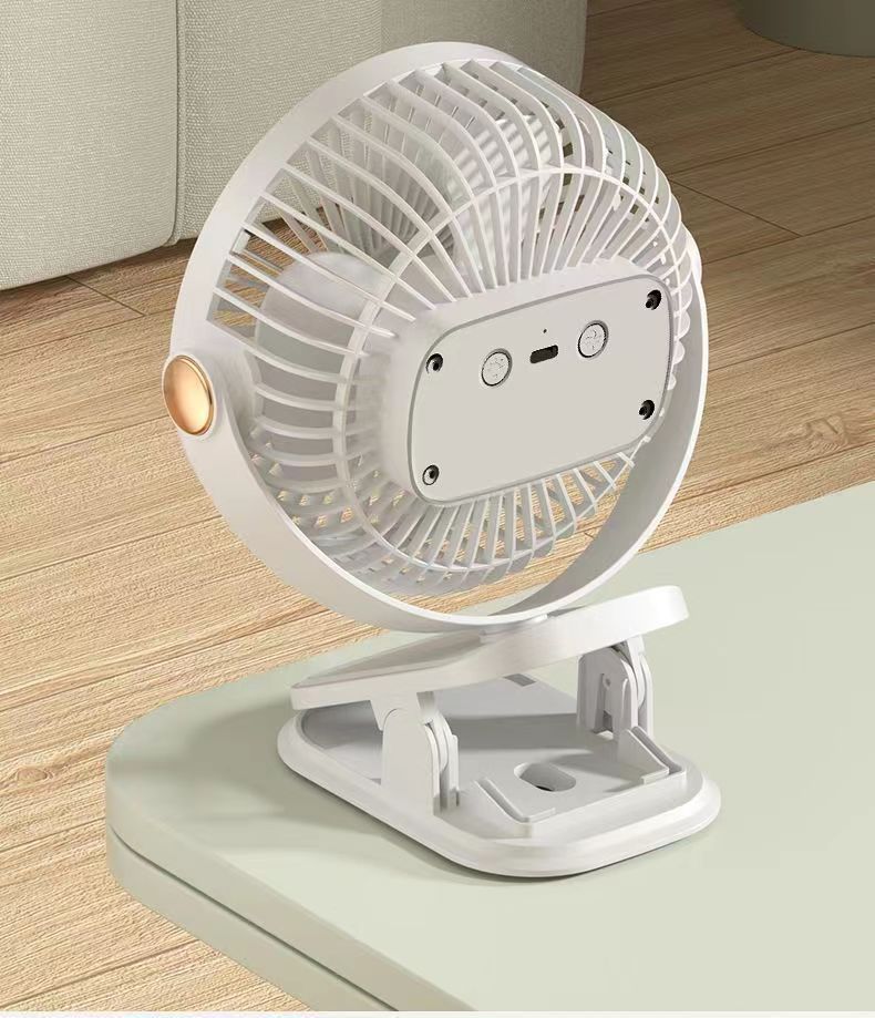Cross-border Applicable Gift USB Charging Clip Fan Home Dormitory Office Desk Desktop Bedroom Long Endurance