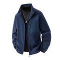 Autumn and Winter New Polar Fleece Jacket Men's Fleece-Lined Thickeneded Warm Youth Stand-Up Collar Fleece Sports Casual Jacket