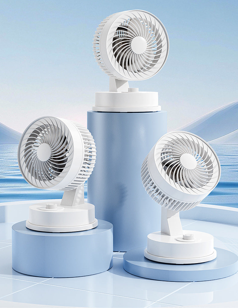 Desktop Electric Fan Large Wind Turbine Small Fan Office Household Desk Fan Silent Electric Fan Air Circulation Fan