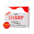 10-piece eyebrow trimmer blade stainless steel eyebrow scraper corrugated blade disposable eyebrow trimmer tattoo hair tools