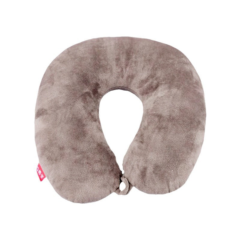 2025 New Cross-Border U-Shaped Pillow Portable Pp Cotton Office Nap Cervical Pillow Car High-Speed Rail Neck Pillow Wholesale