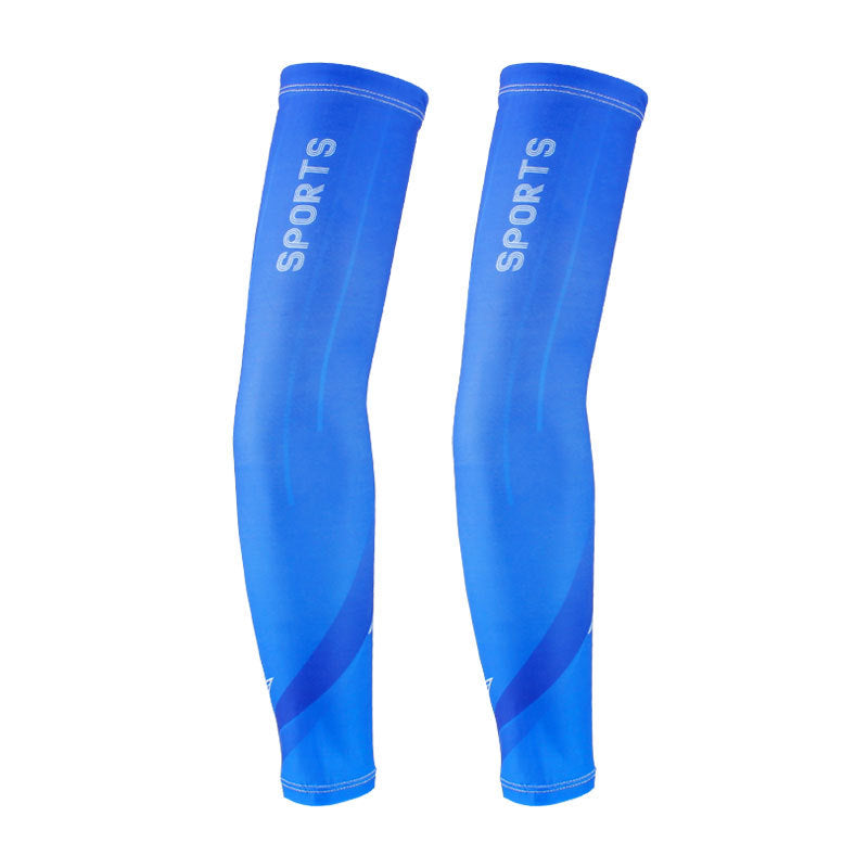 Ice Silk Thin Summer Sports Sun Protection Ice Sleeves Men's Sleeves Anti-Uv Outdoor Cycling and Driving Arm Sleeves