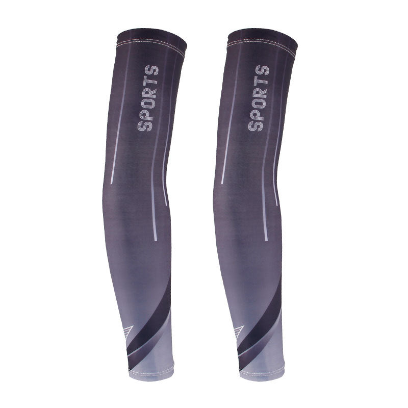 Ice Silk Thin Summer Sports Sun Protection Ice Sleeves Men's Sleeves Anti-Uv Outdoor Cycling and Driving Arm Sleeves