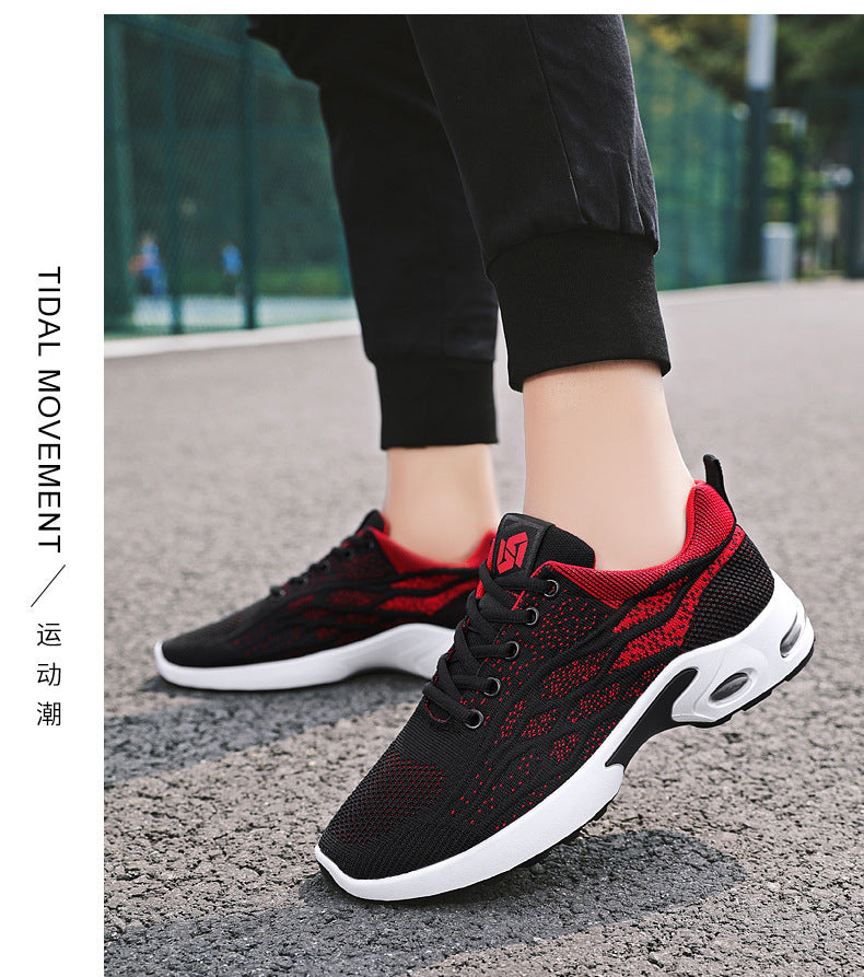 Men's Sneakers 2026 Export Shoes Men's Breathable Lace-Up Running Shoes Korean Style Lightweight Casual Men's Shoes Breathable and Lightweight