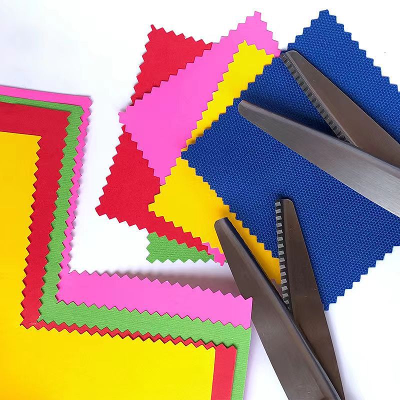 Handmade DIY Triangle Sawtooth Hair Cutter Tailor Scissors Handmade Lace Cutter Wave Cut Lace Household Scissors