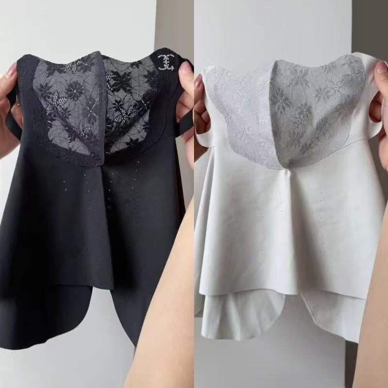 Summer Lace Sunscreen Mask Anti-ultraviolet Ice Silk Stereo Thin Mask High-value Eye-protecting Corner Breathable Sunshade