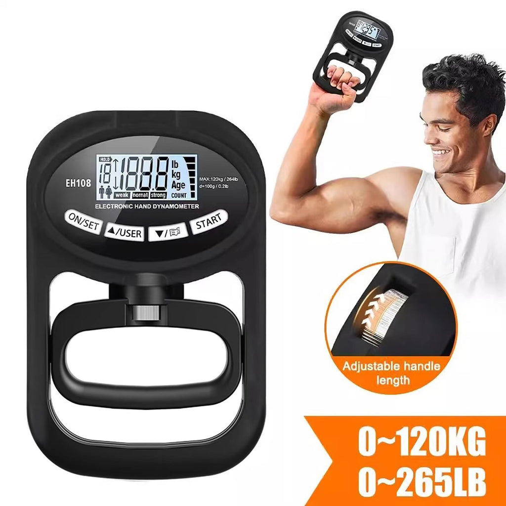 Electronic Grip Strength Meter For Students Fitness Hand Dynamometer Indoor Outdoor Sports Test Equipment