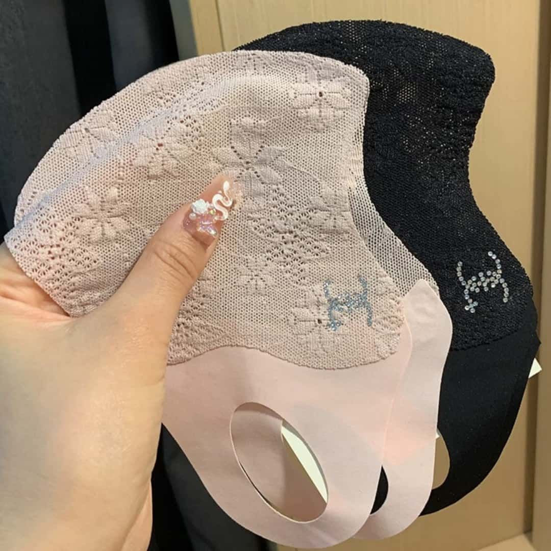 Summer Lace Sunscreen Mask Anti-ultraviolet Ice Silk Stereo Thin Mask High-value Eye-protecting Corner Breathable Sunshade