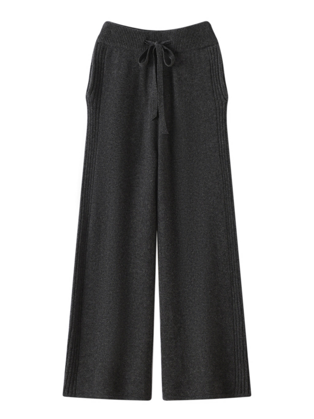 Narrow Casual Women's Sports Wide-Leg Pants High-Waist Slim Version New Long Fashion Straight Spring and Autumn Drape Pants 2025
