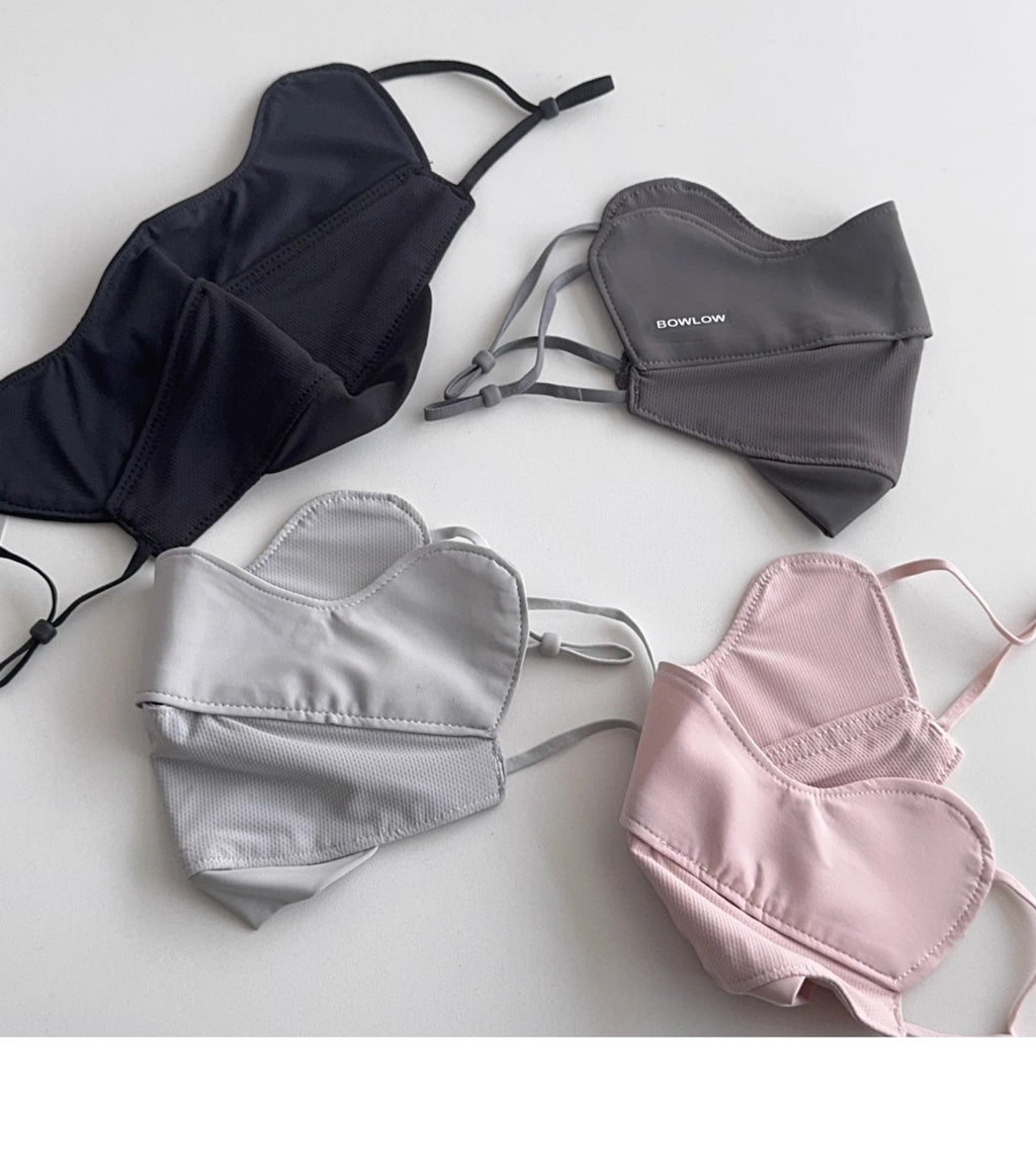 Summer outdoor sunscreen ice silk mask sunshade face small three-dimensional eye angle anti-ultraviolet ice silk mask