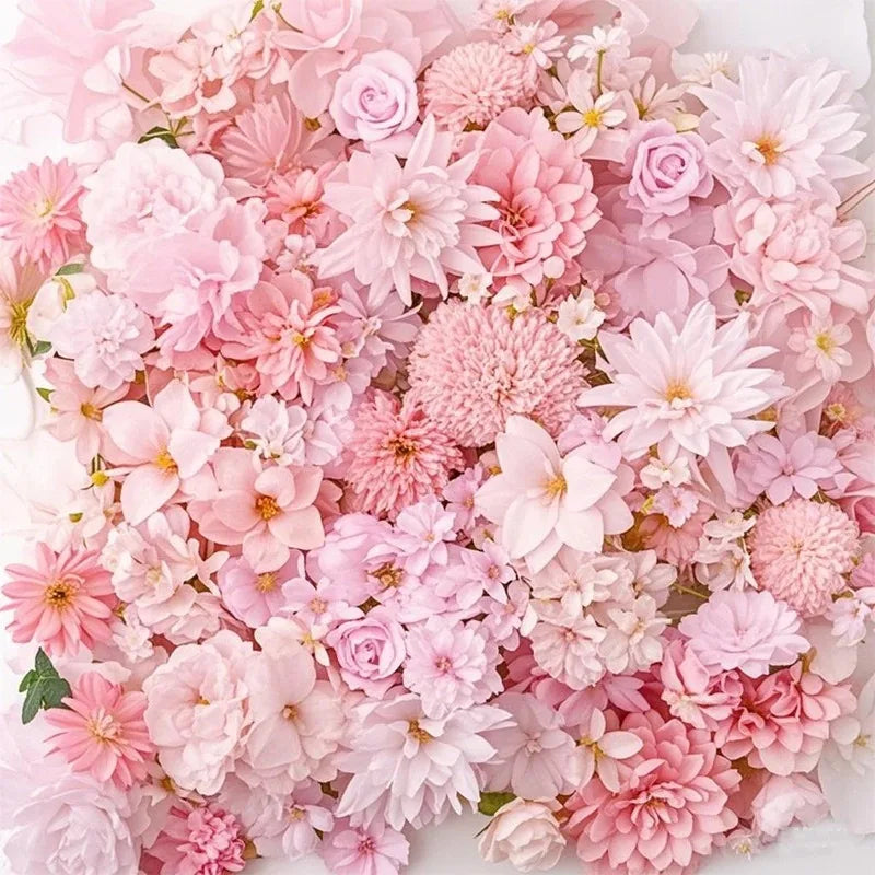 1Bag Artificial Flower Head For Home Room Wedding Decoration Handmade Craft Wreath Christmas Tree Decor 2025 Navidad Supplies