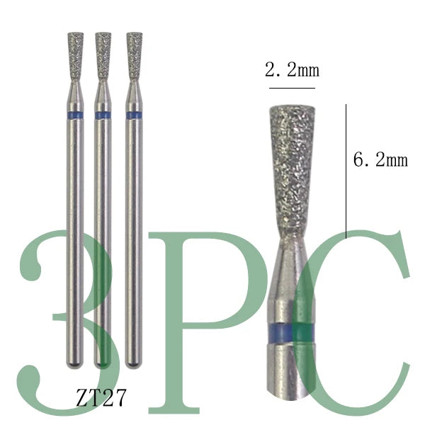 Diamond Nail Drill Bits, 3/32 Inch Cuticle Bit for Nail Drill,Drill Nails Manicure Pedicure Remover Tools for Acrylic Gel Nails