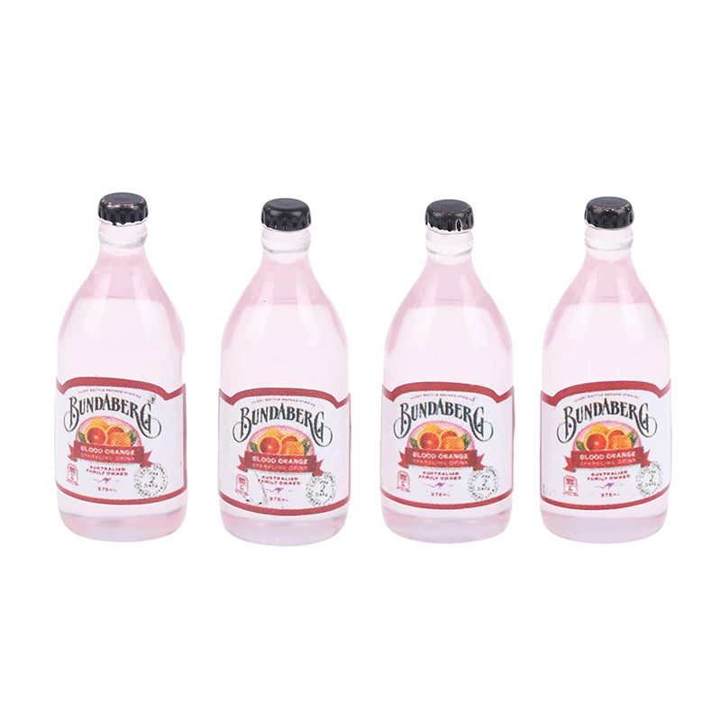 1 Set 1/12 Miniature Wine Bottles Dollhouse Kitchen Accessories - Mini Dolls House Living Room Accessories Beer Drink Bottles