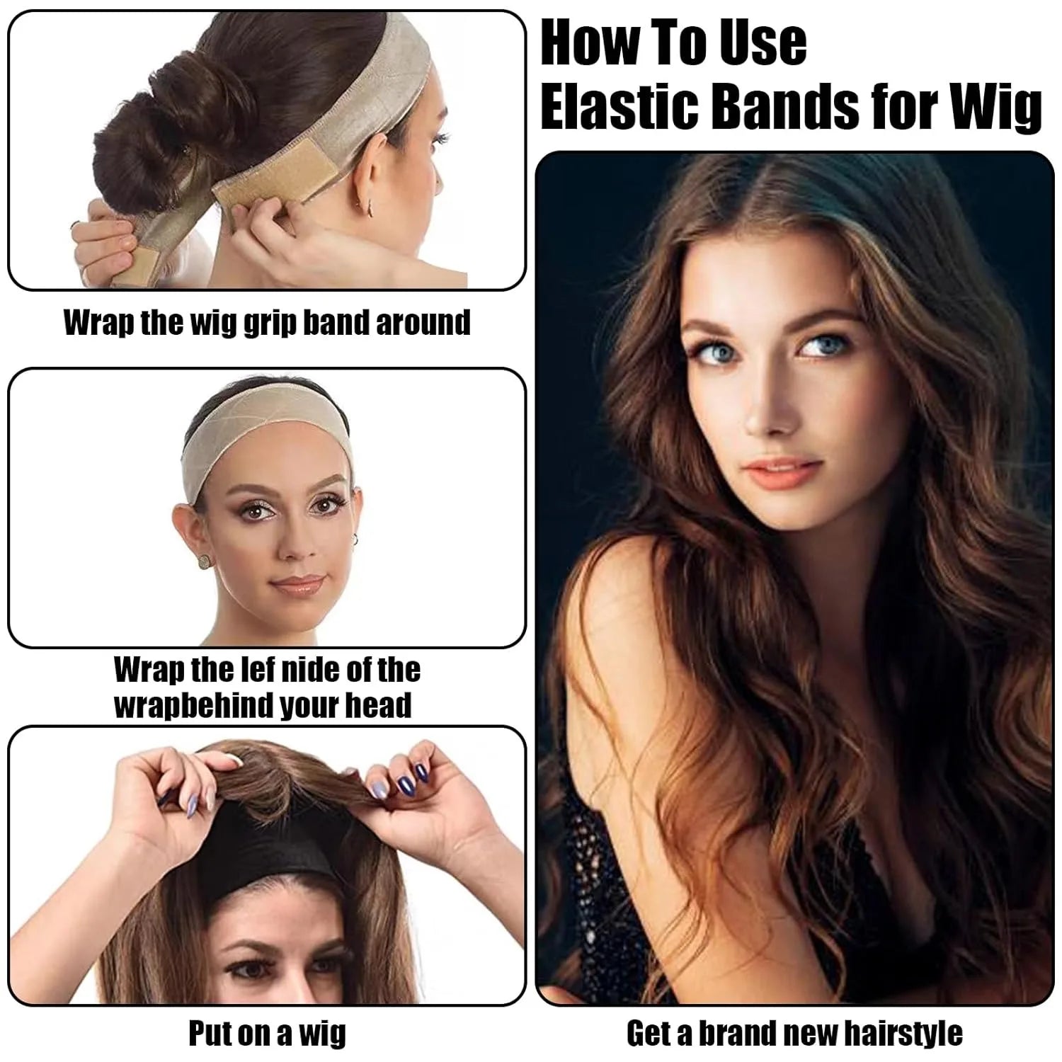 Velvet Hair Bands Set - Female-Designed Securing Headwear Bands, Comfortable Breathable Non-Slip Holders for Hair Accessory Fixing - Suitable for Displaying on Headwear Stands/Mannequin Heads Soft Headband Non Slip Headbands