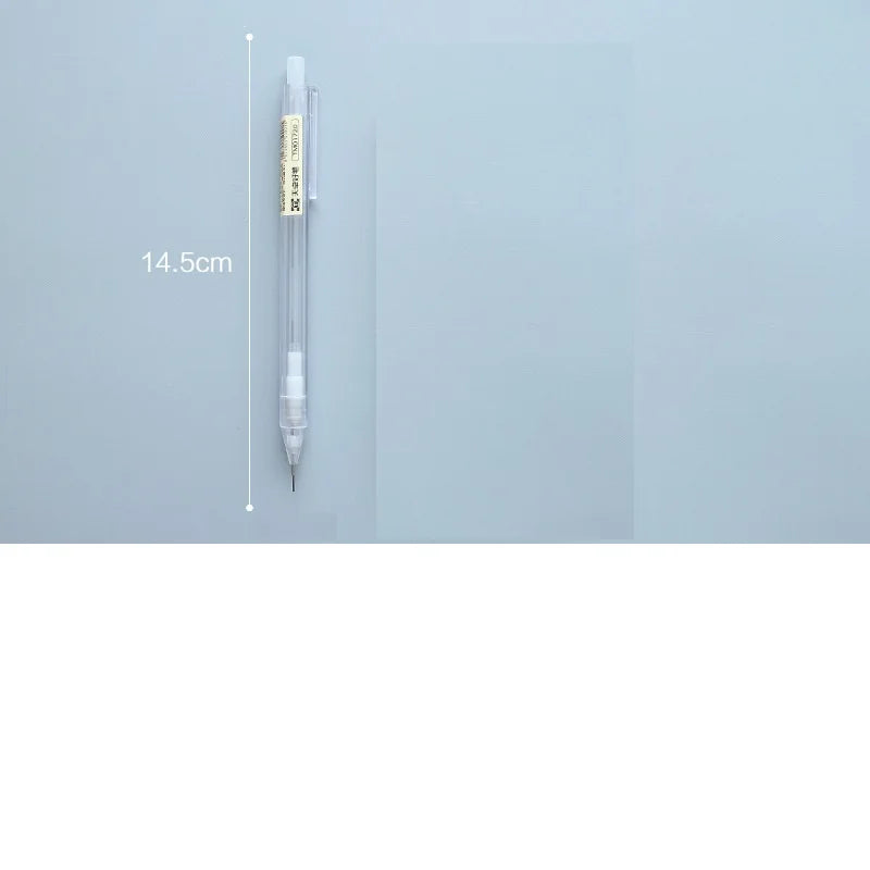 transparent     0.5mm black Auto   Student Supply School Creative Cute lapiseira A6892 Mechanical  Pencil