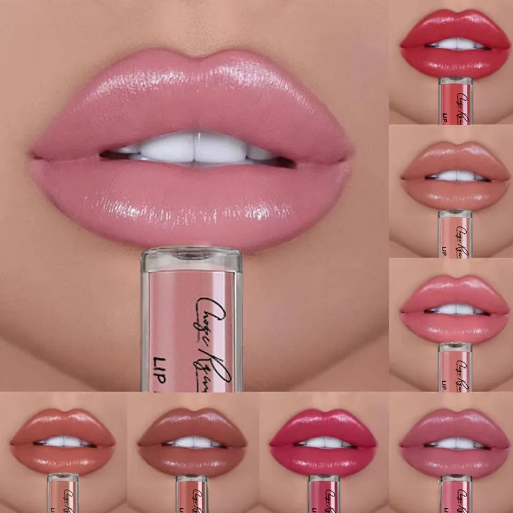 12 Colors Sexy Women Lipstick Waterproof Long Lasting Moist Lip Gloss Vivid Colorful Lipgloss Women Makeup maquiagem