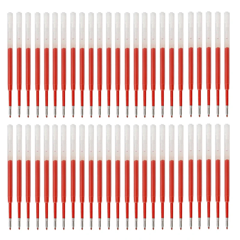 5/10/50 PCS Ballpoint Pen Refill  Medium Point L:3.9 In Black Ink Rods Refill Stationery Office School Supplies