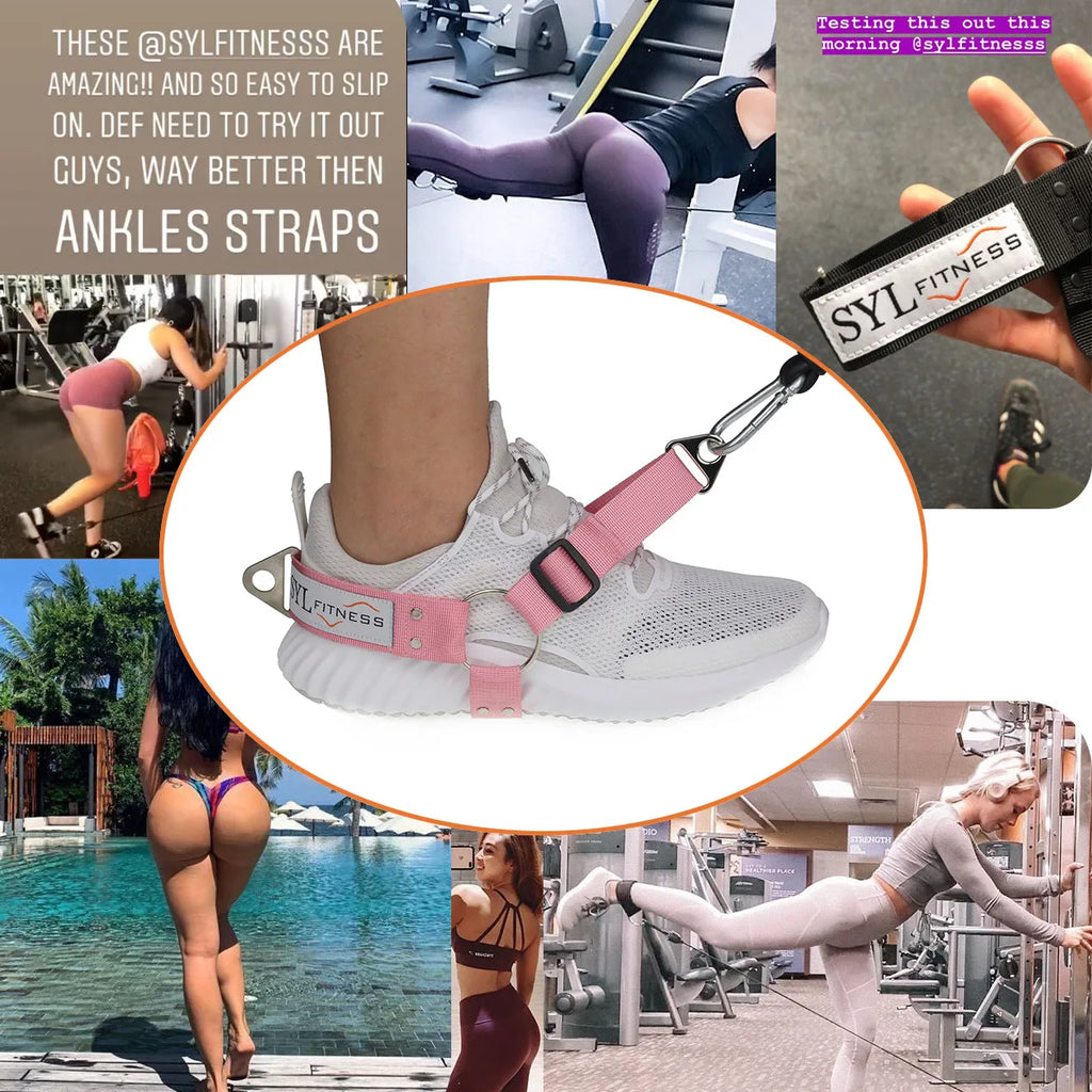 Fitness Glute Leg Buttocks Workout Kickback Strap Shoe Cover Hip Training Device Home Gym Women Men Equipment Portable Non-slip