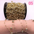 NEW 5yards Fishing Line Artificial Pearls Flower Beads Chain Garland Flowers Wedding Party Decoration Diy