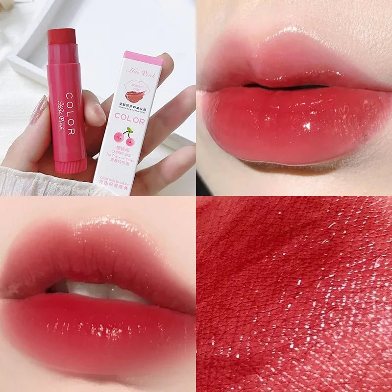 Colored moisturizing lip balm lipstick moisturizing, moisturizing, diluting lip lines, anti-drying lip balm Care