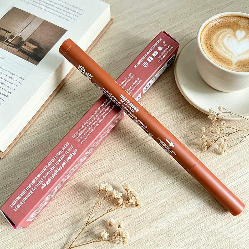 ROD Lipstick Makeup Non-Sticky Lip Gloss Hydrating Crystal Clear Lip Oil Plumping Moisturize Tinted Lipstick Natural Lip Makeup