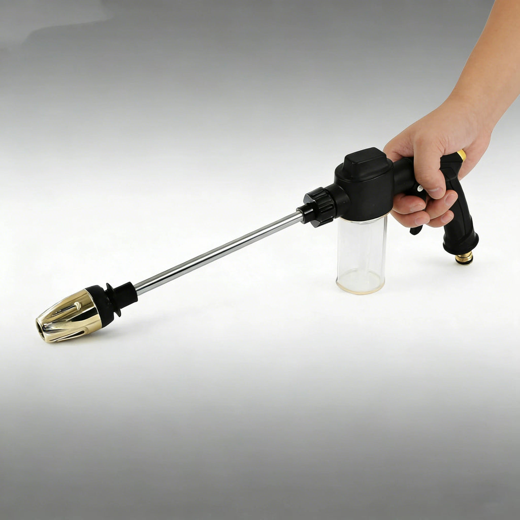 1PC Portable High-Pressure Water Gun Adjustable Cleaning Car Washer Garden Sprinkler Hose Nozzle Foam Water Gun
