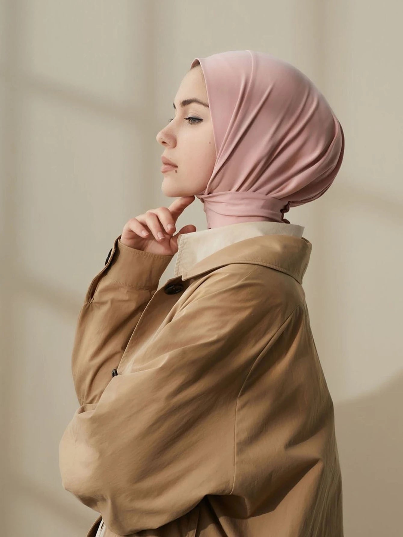 New Instant Hijab for Muslim Women Full Cover Headwraps Scarf Islam Turban Caps Ready to Wear Snap Undercap Hijab