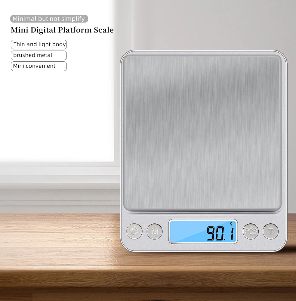 Multiple specifications Digital Scale Precision Scales Jewelry Weighing For Food Diet Postal Balance Measuring LCD Electronic