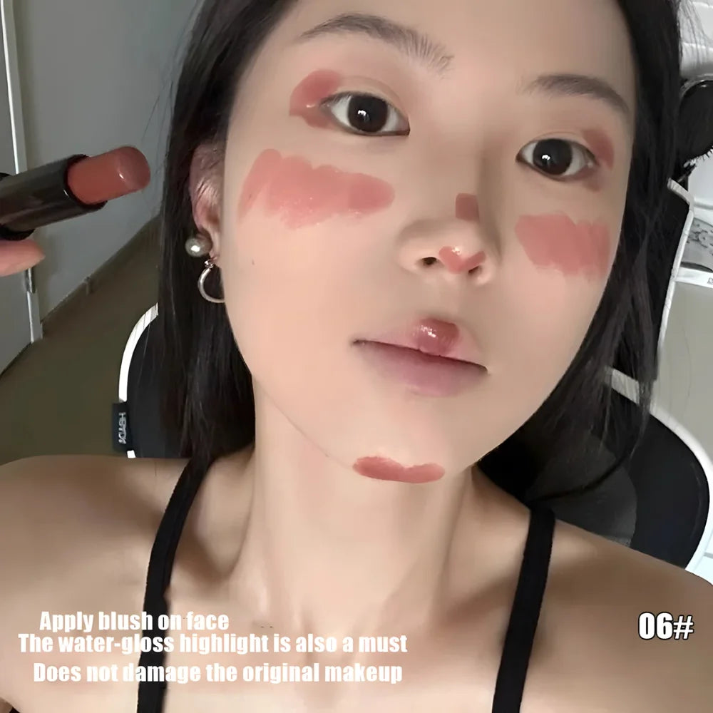Glossy Mirror Lipstick – Red Brown Shade, Moisturizing, Waterproof, Long-Lasting, Unisex, Perfect for Holiday & Party Makeup