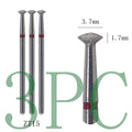 Diamond Nail Drill Bits, 3/32 Inch Cuticle Bit for Nail Drill,Drill Nails Manicure Pedicure Remover Tools for Acrylic Gel Nails