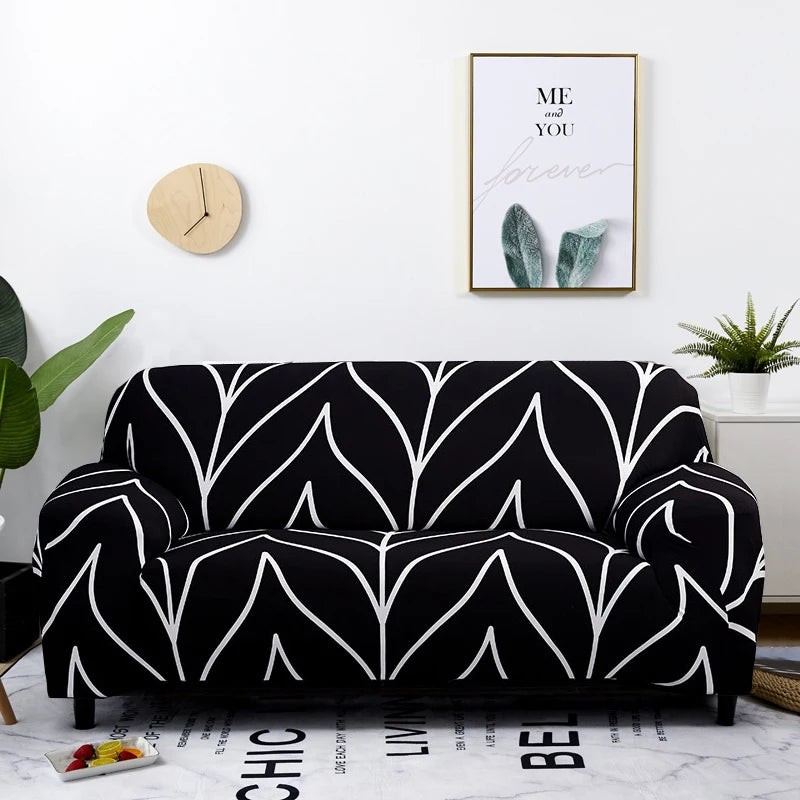 Coolazy Stretch Plaid Sofa Slipcover Elastic Sofa Covers for Living Room funda sofa Chair Couch Cover Home Decor 1/2/3/4-seater