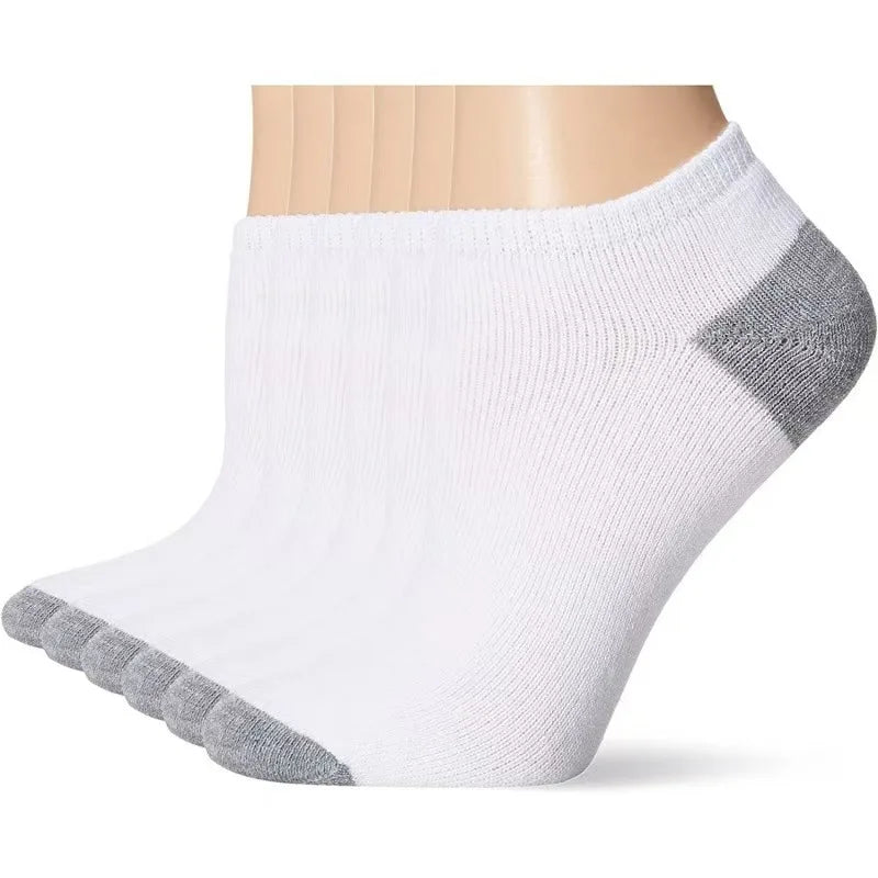 10 Pairs Of Comfortable Breathable Socks Sweat Absorbing Odor Proof Low Cut Solid Color Socks Suitable For Outdoor Activities