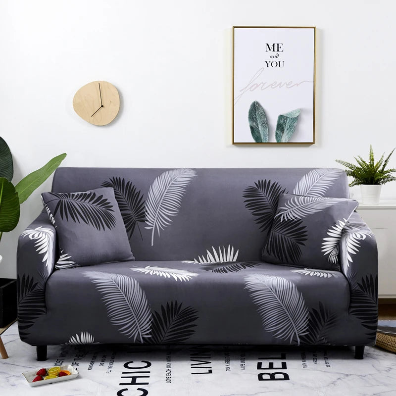 Coolazy Stretch Plaid Sofa Slipcover Elastic Sofa Covers for Living Room funda sofa Chair Couch Cover Home Decor 1/2/3/4-seater