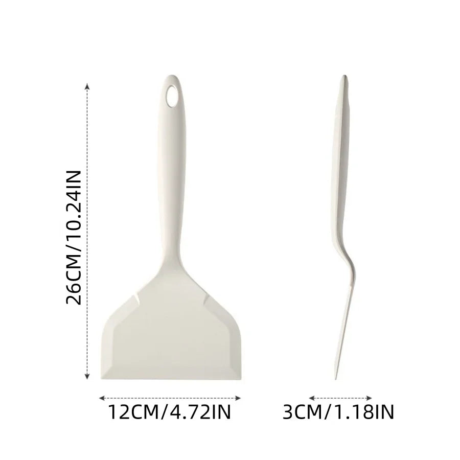 1pc Silicone Pancake Shovel Non-stick Pan Special Kitchen Utensils Household Spatula High Temperature Resistance