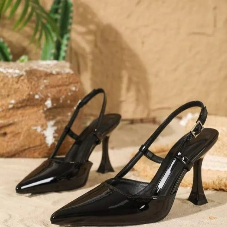 2026 Fashion Buckle Latch Open Toe Sandals Women Thin High Heels Ladies Grace Women Wedding Party Shoes 4367