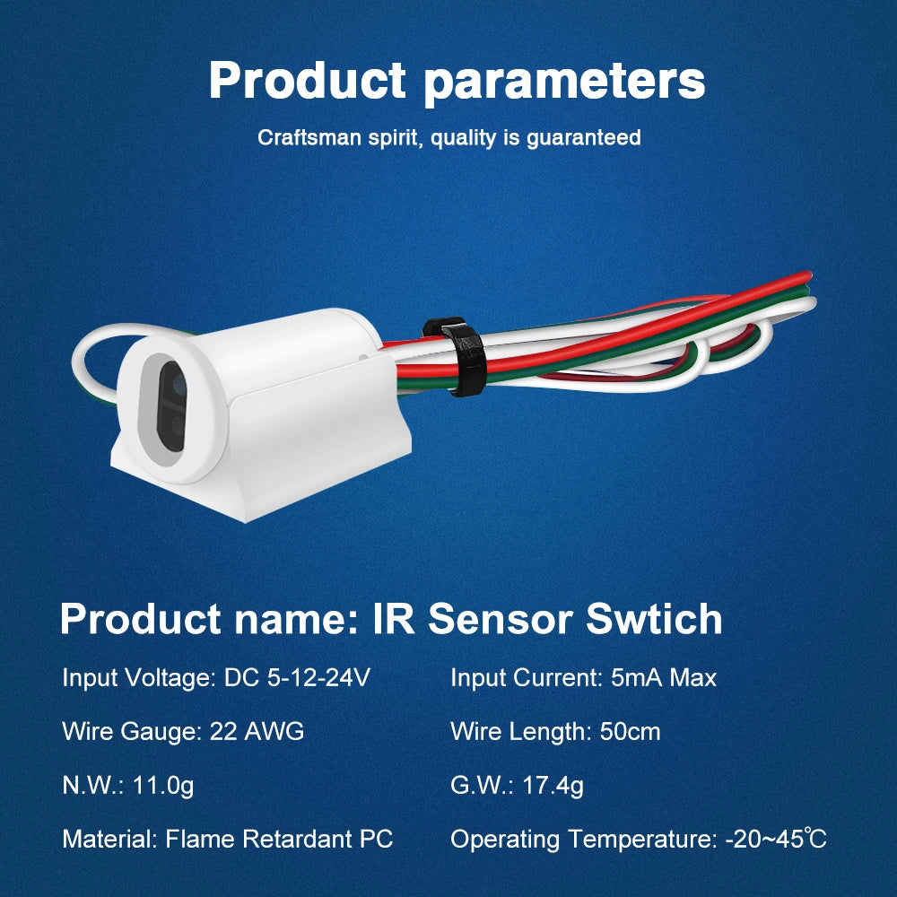 GLEDOPTO ESP32 WLED LED Controller RGBIC LED Strip Light Dynamic Lighting IR Switch Sensor Gesture-Aware Trigger WS2811 SK6812