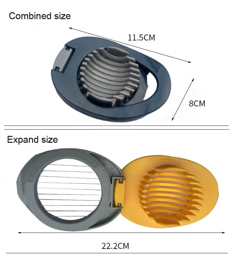 Egg slicer Multi purpose stainless steel wire egg slicer,fruit slicer,strawberry slicer,boiled egg slicer,kitchen tool