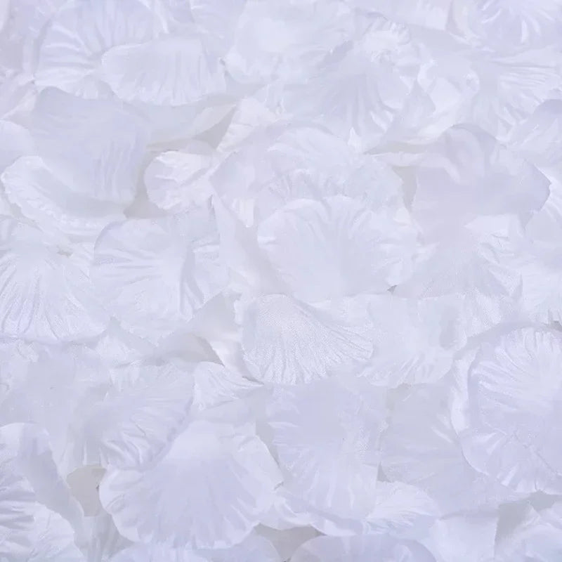 1000Pcs Top Colorful Artificial Fake Rose Petals Red White Gold Roses Petal Flowers Romantic Wedding Party Valentine Decor
