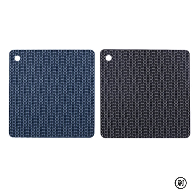 2/4 PCS Multifunction Heat Resistant Silicone Mat Drink Cup Coasters Nonslip Pads Pot Holder Table Placemat Kitchen Accessories
