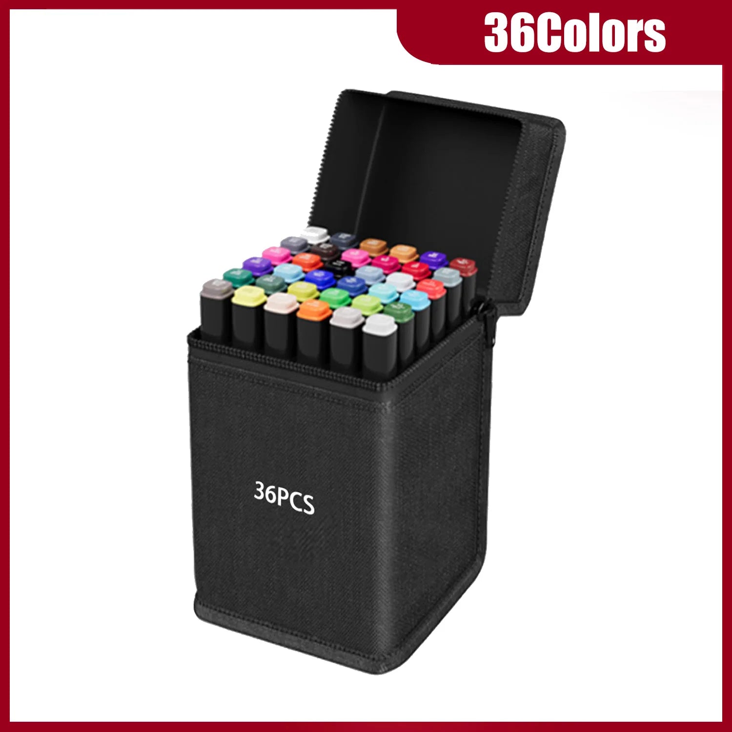 24-262 Colors Alcohol Drawing Markers Dual Tip Permanent Art Sketch Markers for Illustration School Supplied Christmas Gifts