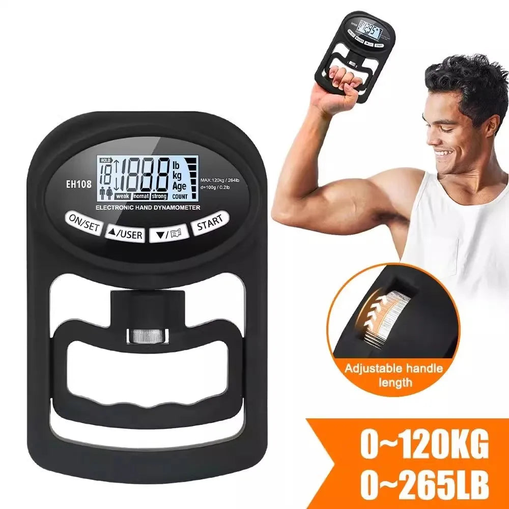 Electronic Grip Strength Meter For Students Fitness Hand Dynamometer Indoor Outdoor Sports Test Equipment