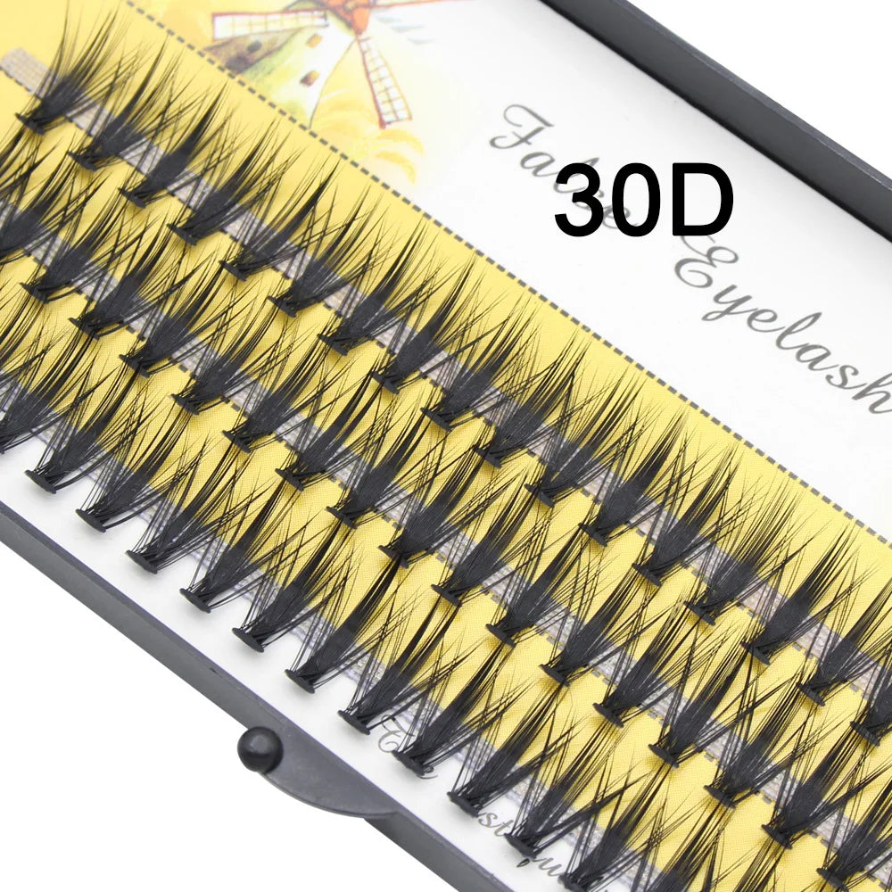 Moonlily 20D/30D/40D Russian Volume Eyelash Extension 3D Volume Effect Artificial Bundle Personal Makeup Cilias Cluster Lashes