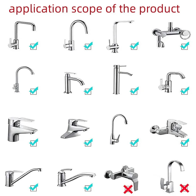 Faucet Adapter ABS Thread Connector Water Tap Joints Water Purifier Bubbler Nozzle Converter for Bathroom Kitchen Accessories