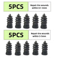 10/30Pcs Car Tyre Repair Rubber Nail Set Universal Car Motorcycle Tyre Repair Nails Truck Scooter Bike Tire Puncture Repair Tool