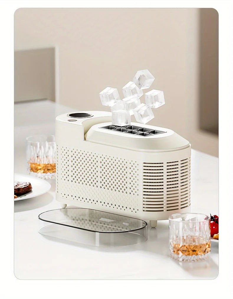 Mini Ice Maker Machine Portable Countertop Ice Cube Maker for Home Office Camping Car RV Small Ice Making Machine 12V 220V