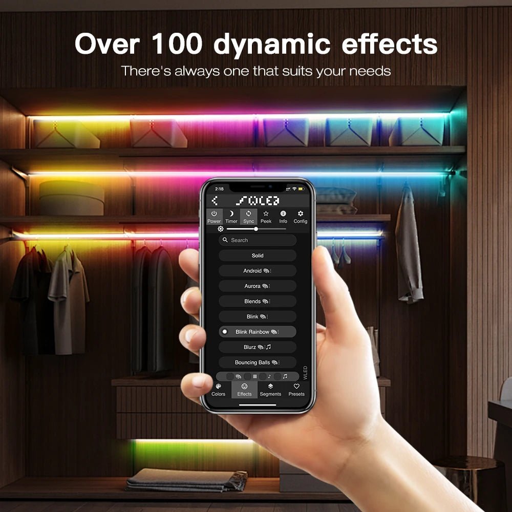 GLEDOPTO ESP32 WLED LED Controller RGBIC LED Strip Light Dynamic Lighting IR Switch Sensor Gesture-Aware Trigger WS2811 SK6812